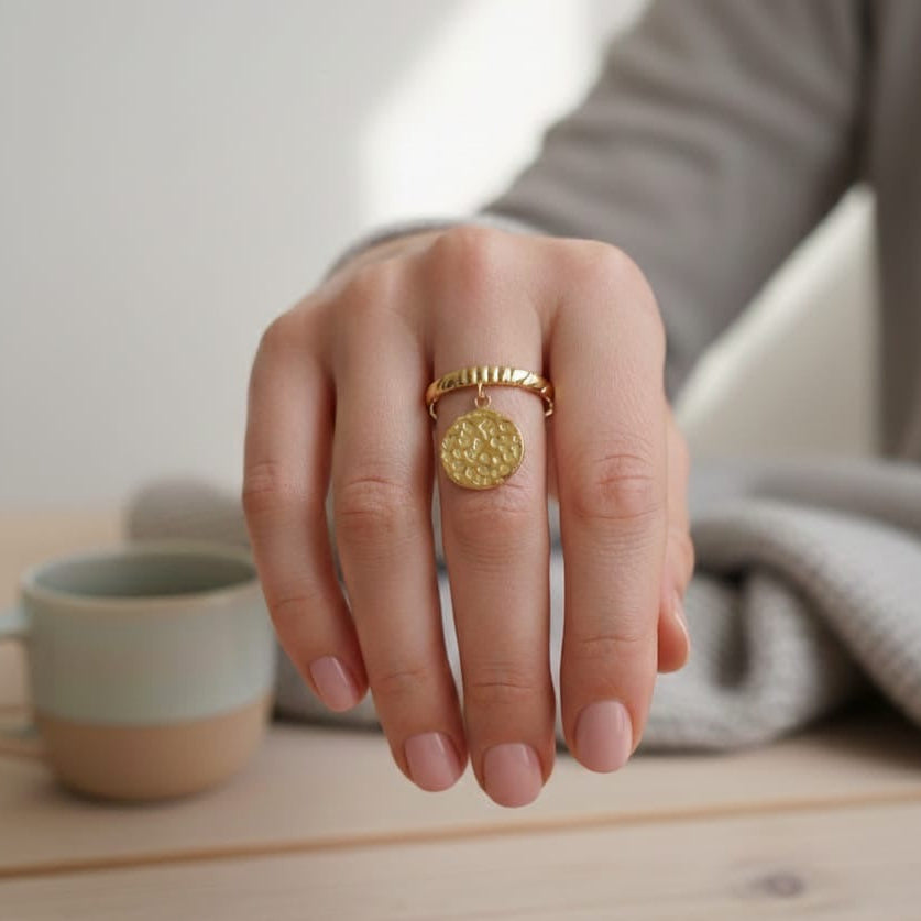 Bague breloque Caline