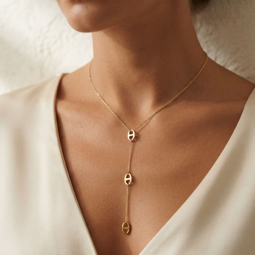 Collier en Y Tilia