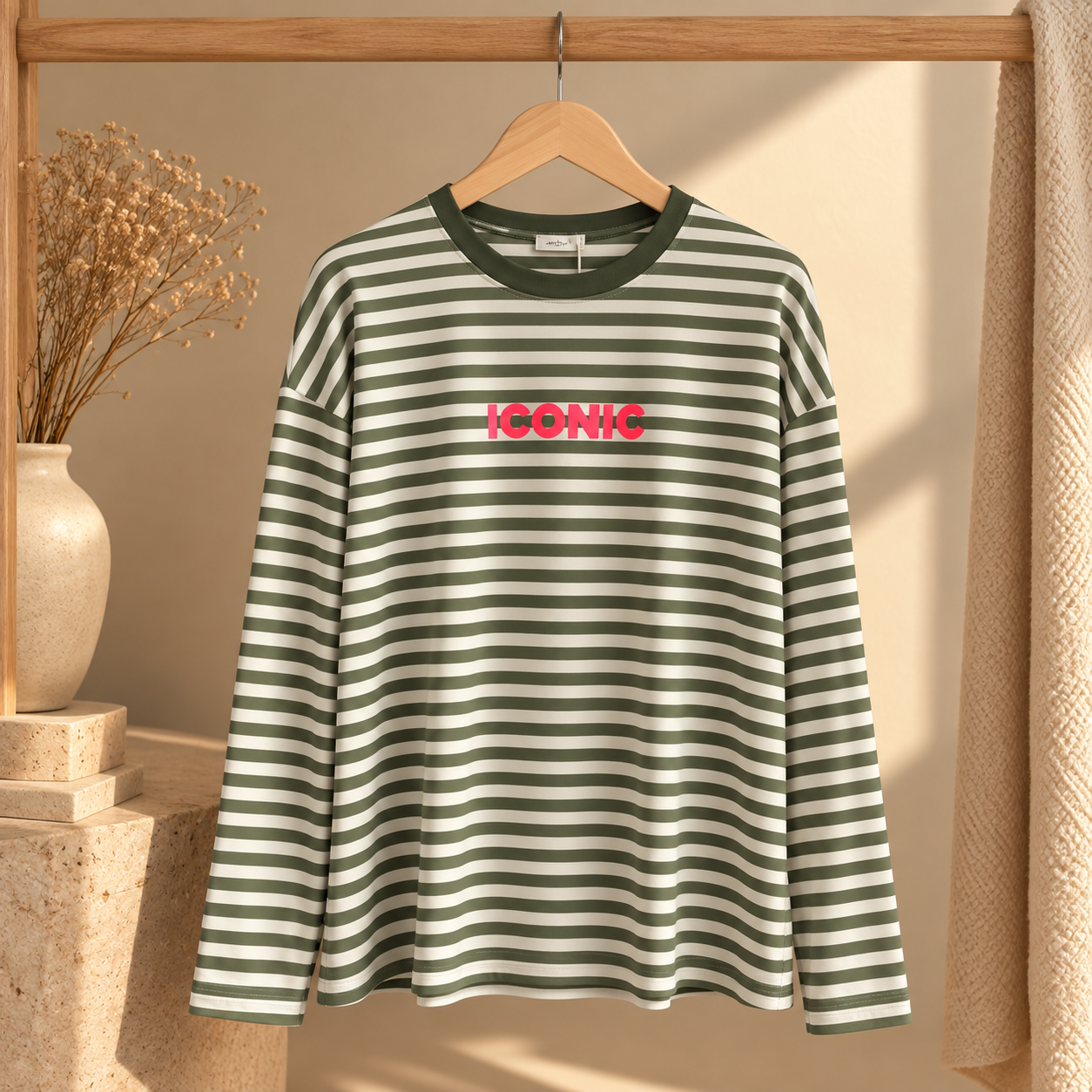 Pull ligné "Iconic"