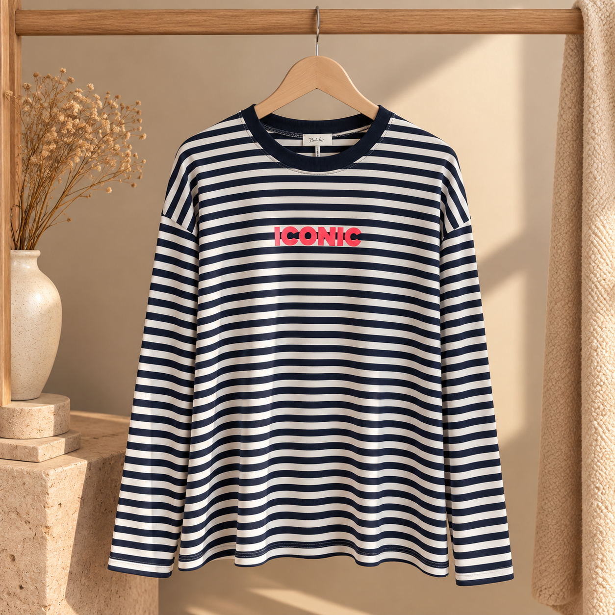 Pull ligné "Iconic"