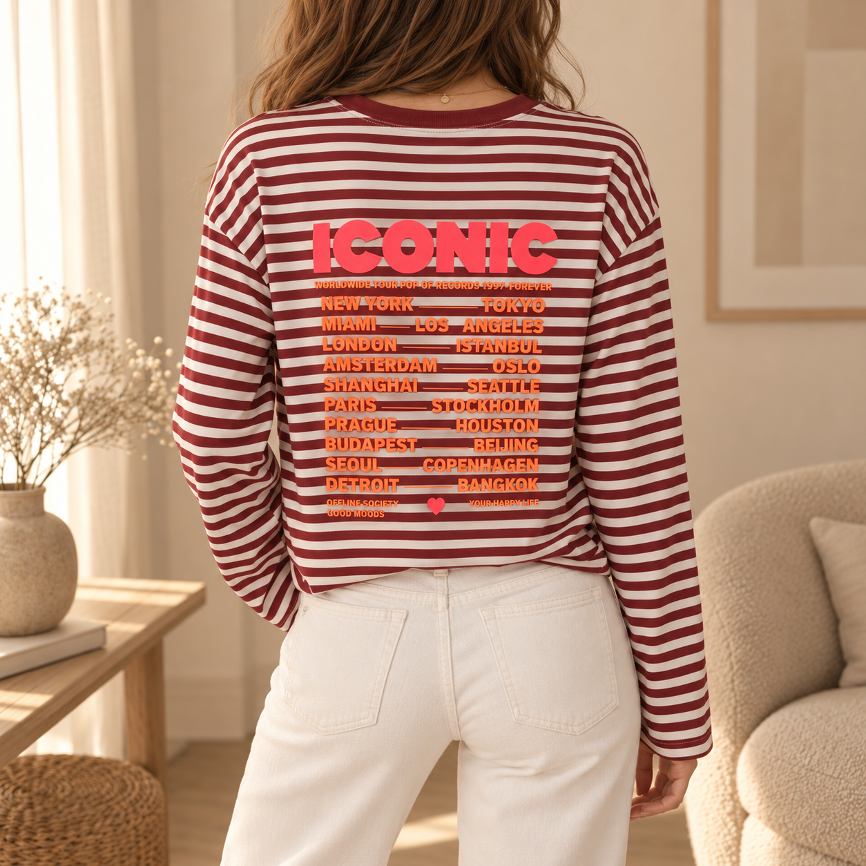 Pull ligné "Iconic"