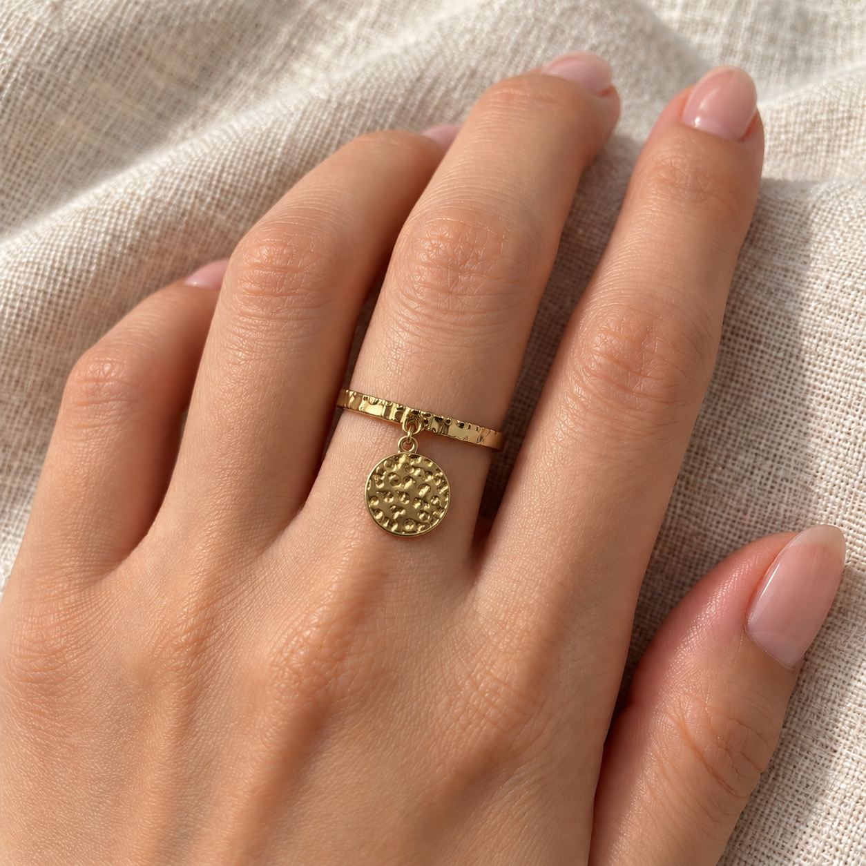 Bague breloque Caline