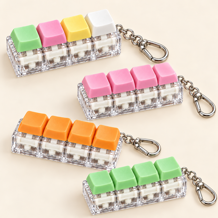 Porte-clés clavier anti-stress