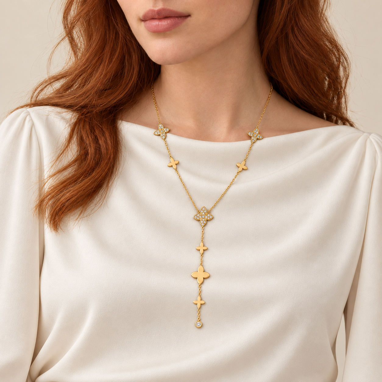 Collier en Y Lydie