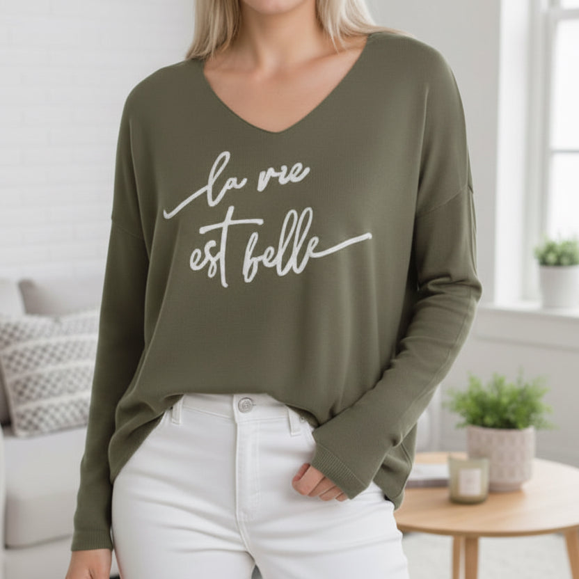Pull ‘’La vie est belle’’