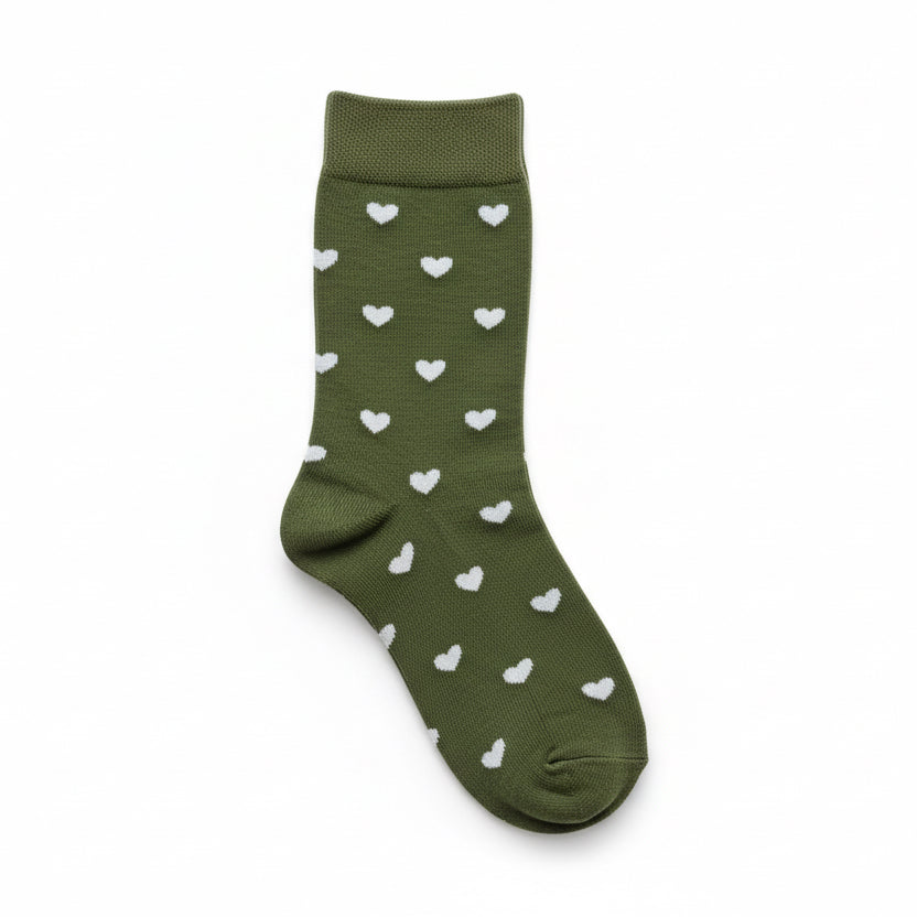 Chaussettes motif cœur