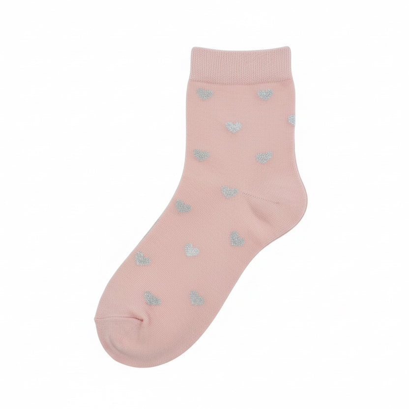 Chaussettes motif cœur