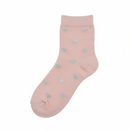 Chaussettes motif cœur