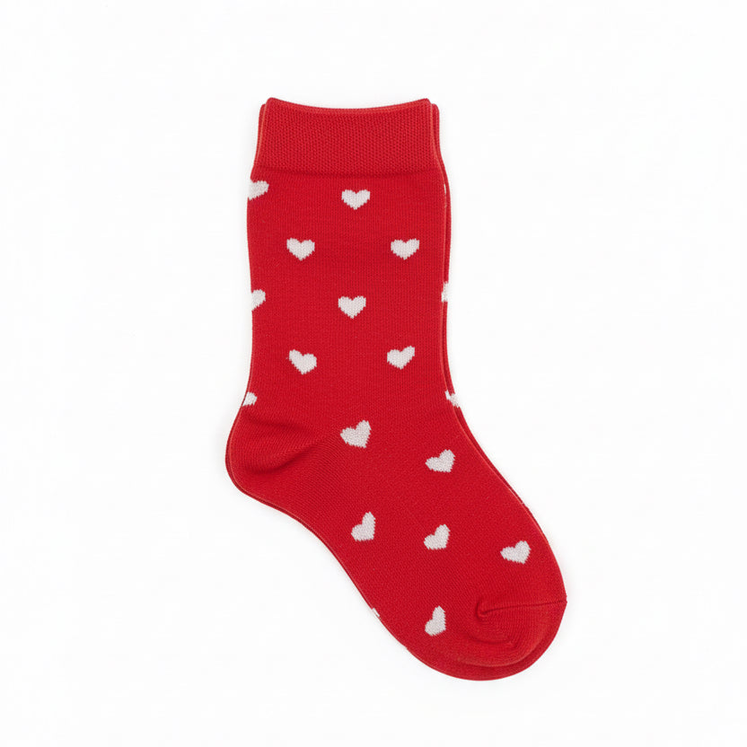 Chaussettes motif cœur