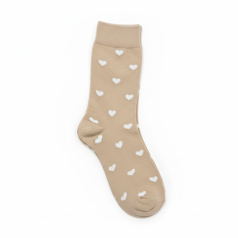 Chaussettes motif cœur