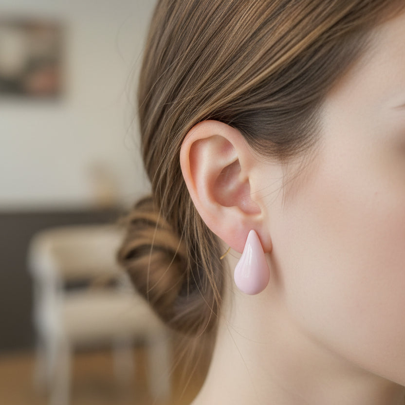 Boucles gouttes colorées