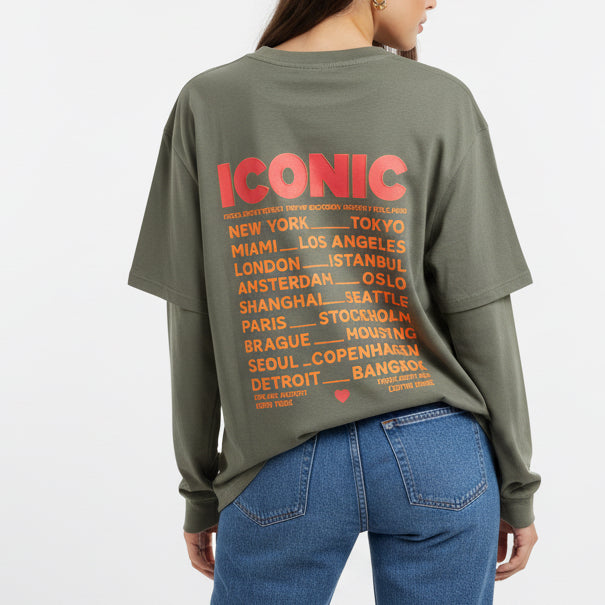 T-shirt oversize ‘’Iconic’’