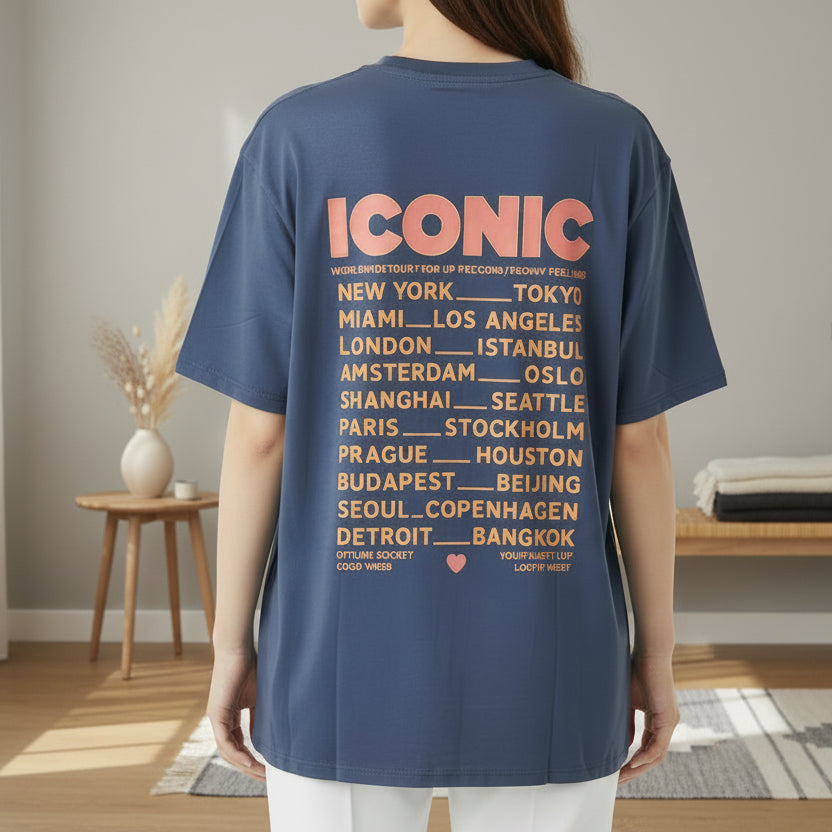 T-shirt oversize ‘’Iconic’’