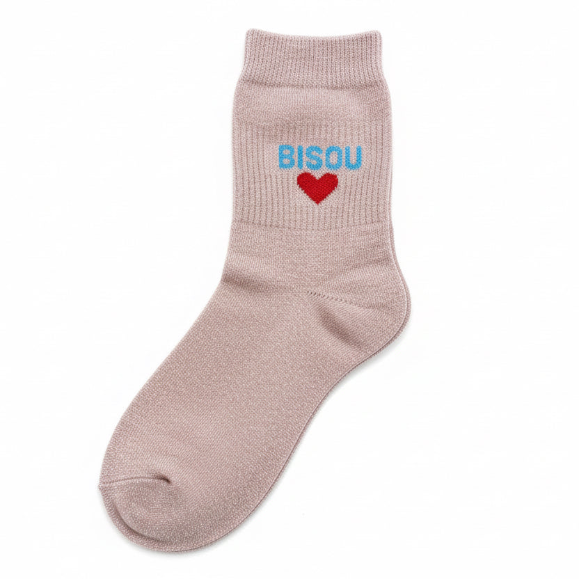 Chaussettes ‘’Bisou ❤️’’