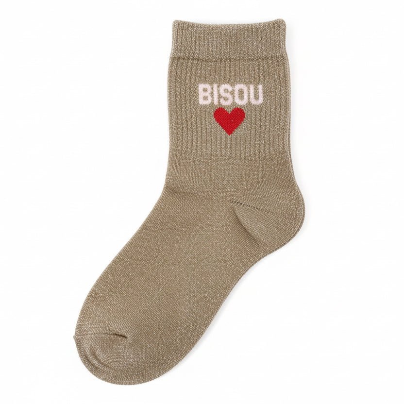 Chaussettes ‘’Bisou ❤️’’