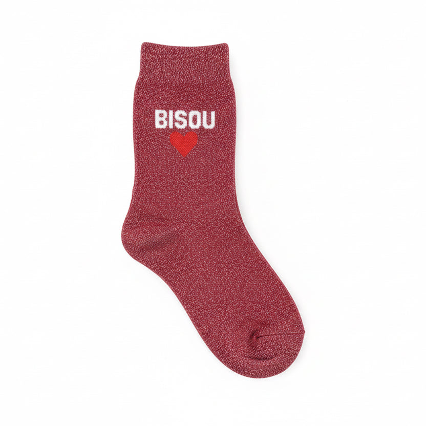 Chaussettes ‘’Bisou ❤️’’