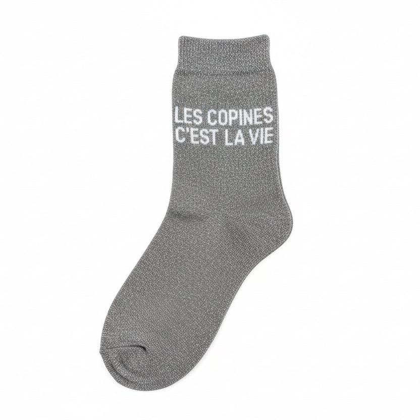 Chaussettes ‘’Les copines c’est la vie’’