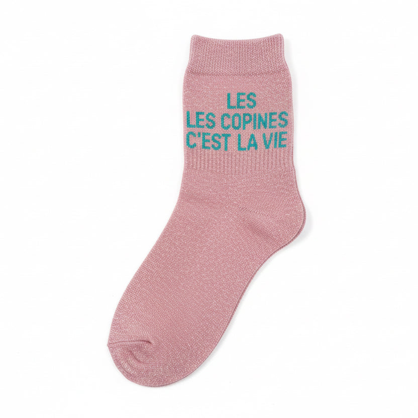 Chaussettes ‘’Les copines c’est la vie’’