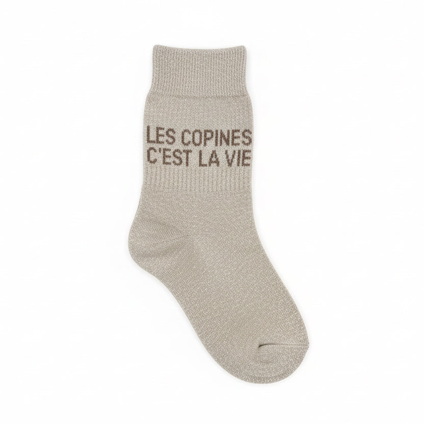 Chaussettes ‘’Les copines c’est la vie’’