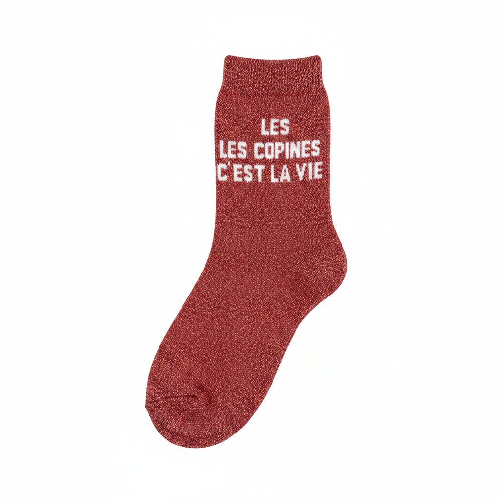Chaussettes ‘’Les copines c’est la vie’’