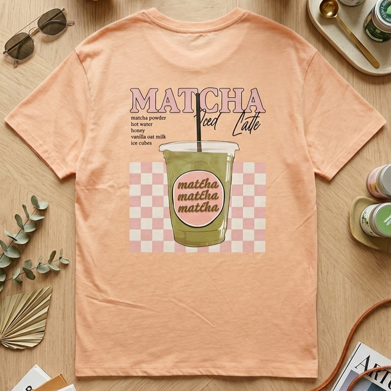 T-shirt ‘’Matcha iced latte’’