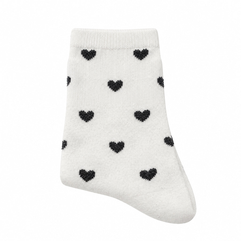 Chaussettes motif cœur