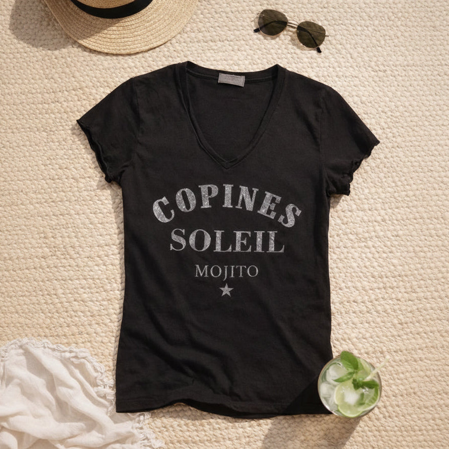 T-shirt "Copines soleil mojito"
