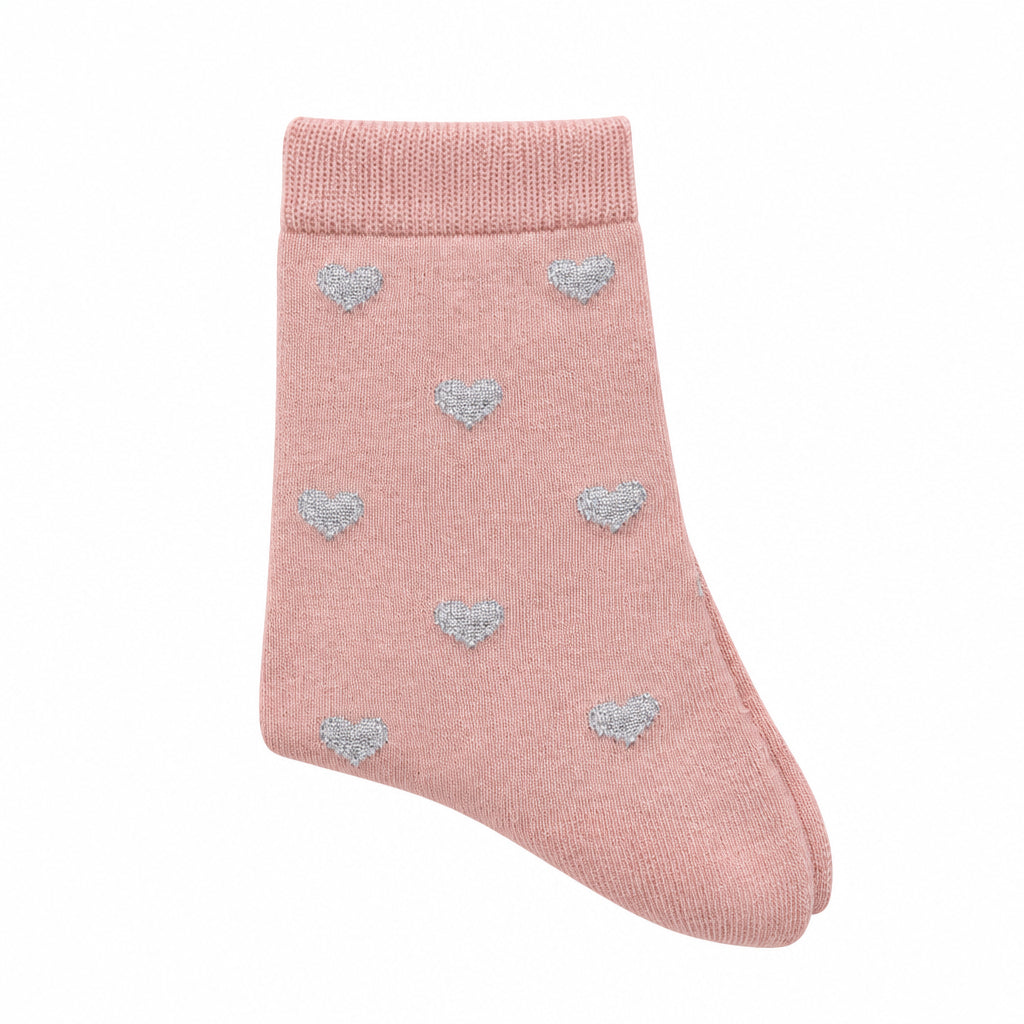 Chaussettes motif cœur