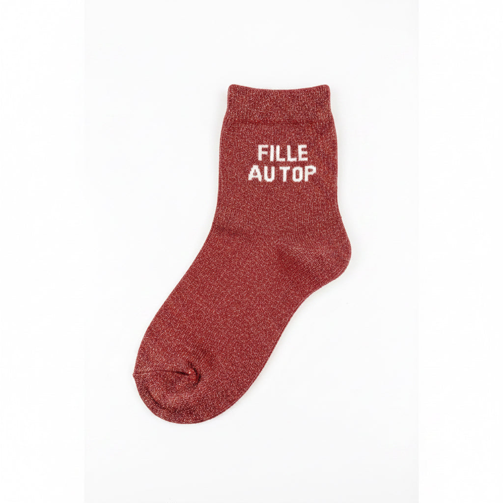 Chaussettes "Fille au top"