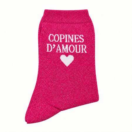 Chaussettes "Copines d'amour ♡"