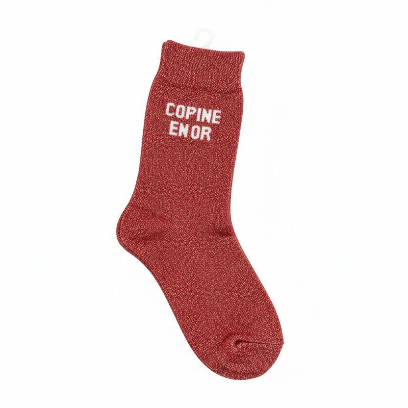 Chaussettes "copine en or"
