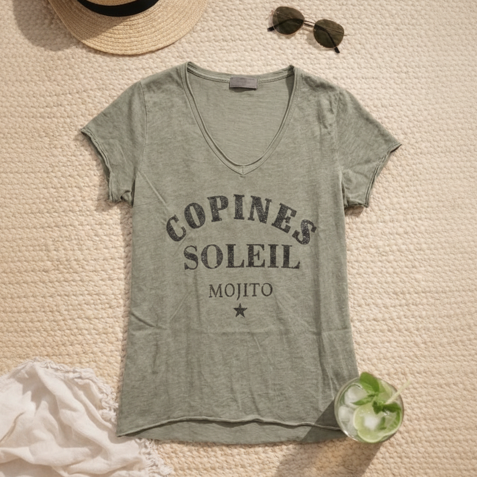 T-shirt "Copines soleil mojito"