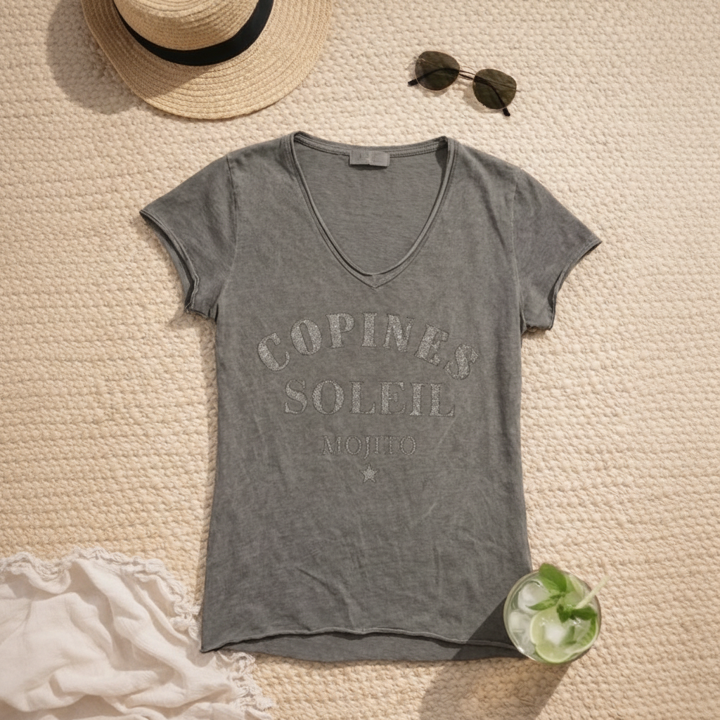 T-shirt "Copines soleil mojito"