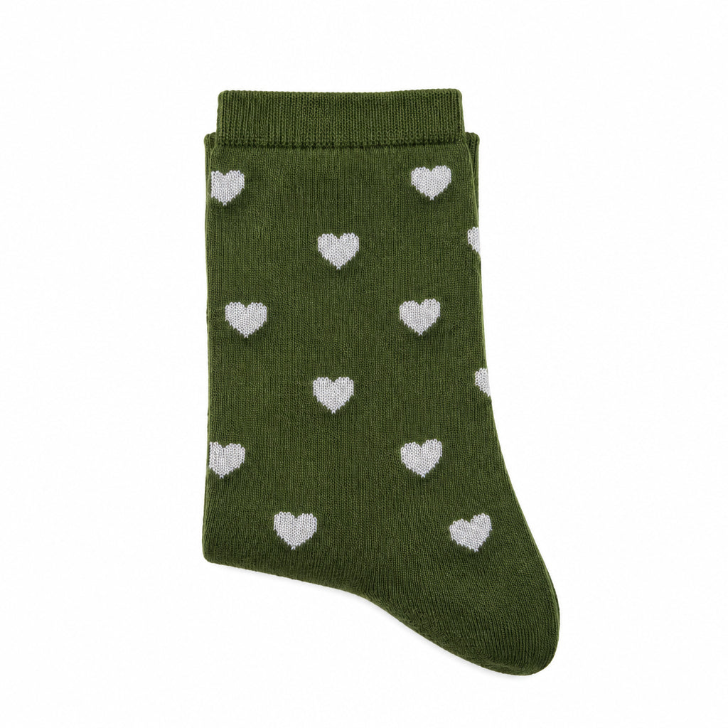 Chaussettes motif cœur