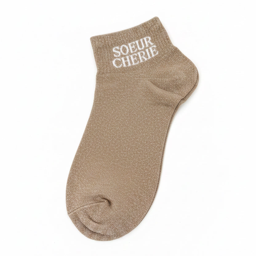 Socquettes "Sœur chérie"