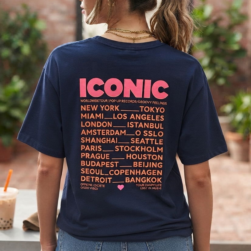 T-shirt oversize ‘’Iconic’’