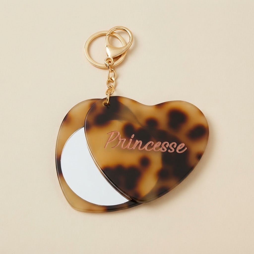 Porte-clés miroir "Princesse"