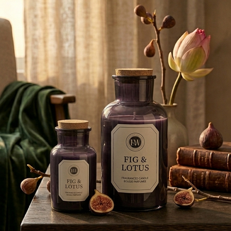Grande bougie figue & lotus