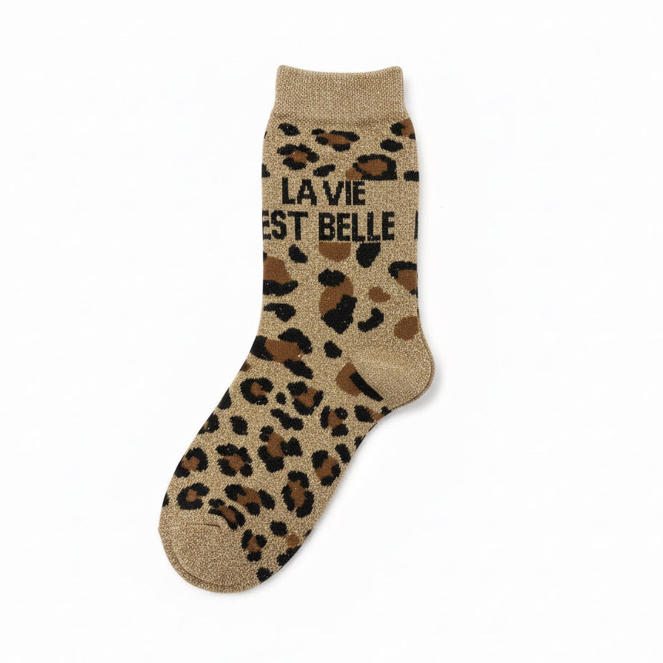 Chaussettes "La vie est belle"