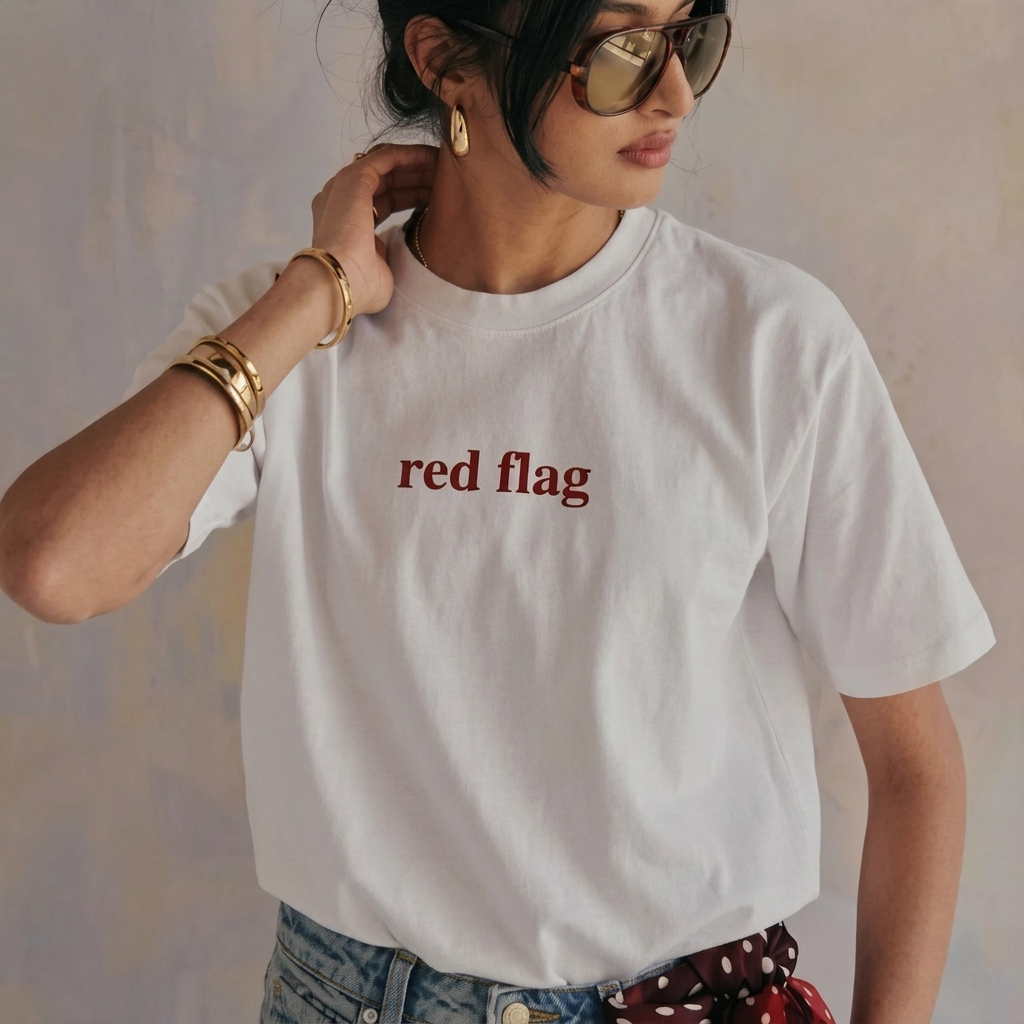 T-shirt "Red flag"