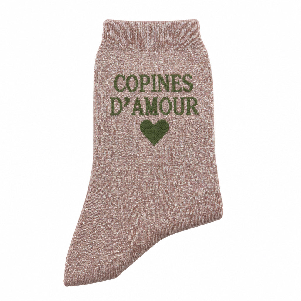 Chaussettes "Copines d'amour ♡"