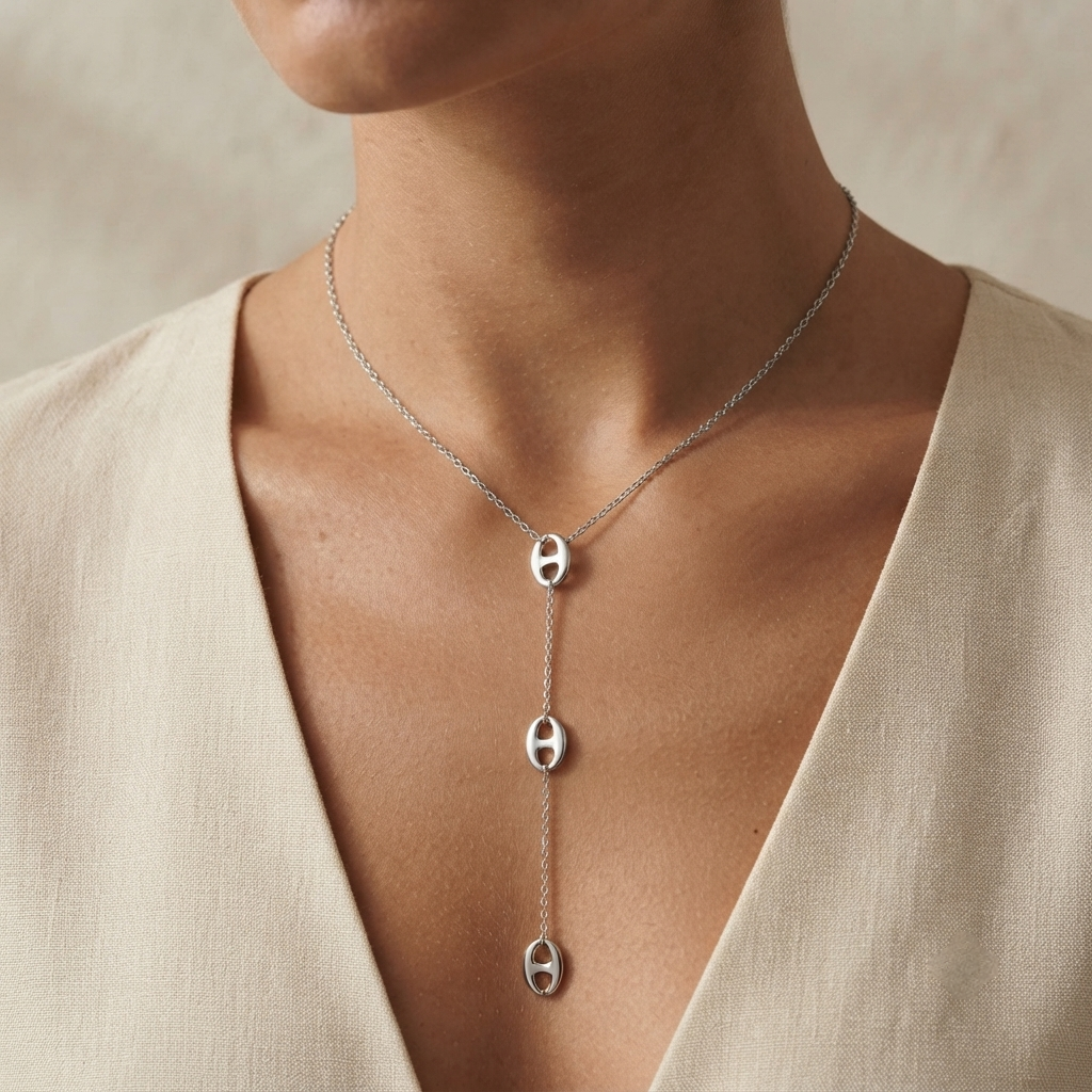 Collier en Y Tilia