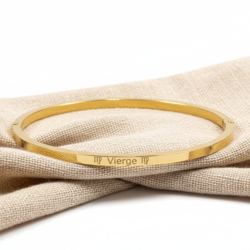 Bracelet jonc signe astrologique