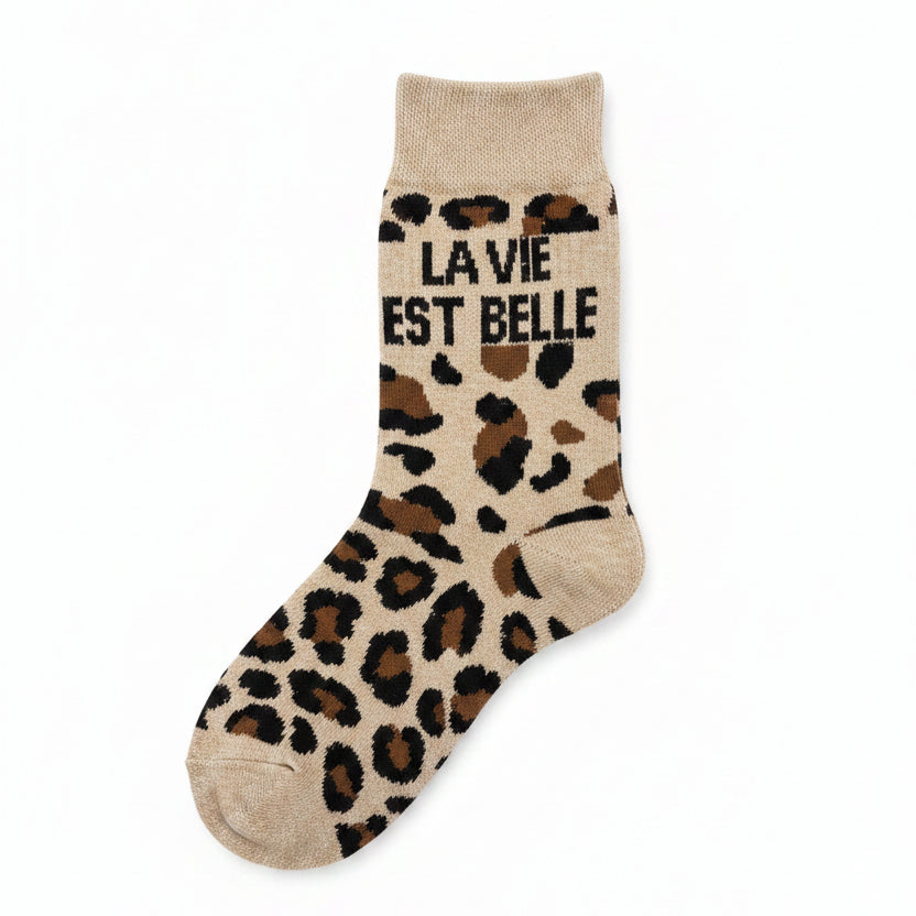 Chaussettes "La vie est belle"