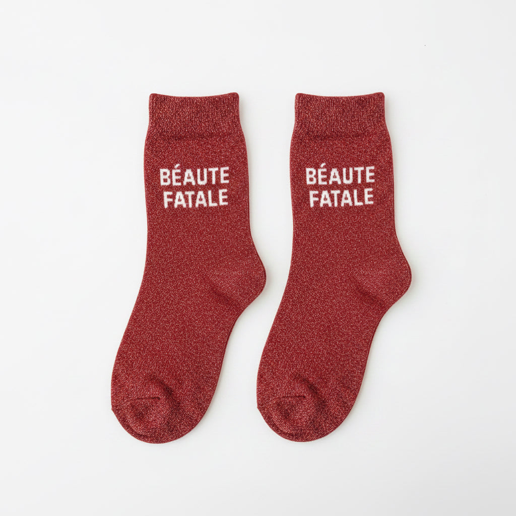 Chaussettes "Beauté fatale"