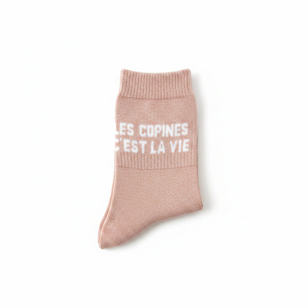 Chaussettes ‘’Les copines c’est la vie’’
