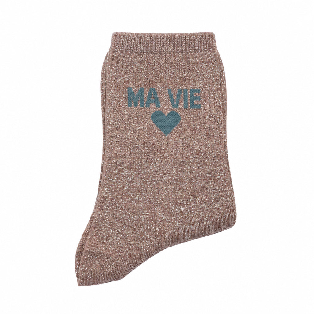 Chaussettes "Ma vie ♡"