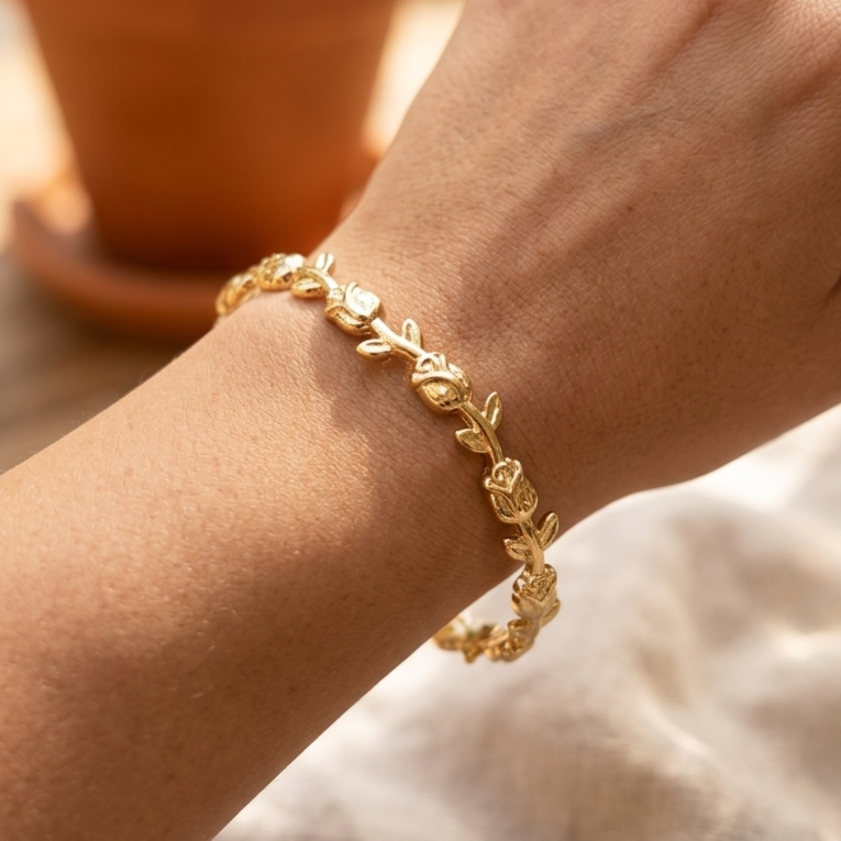 Bracelet jonc Rosalie