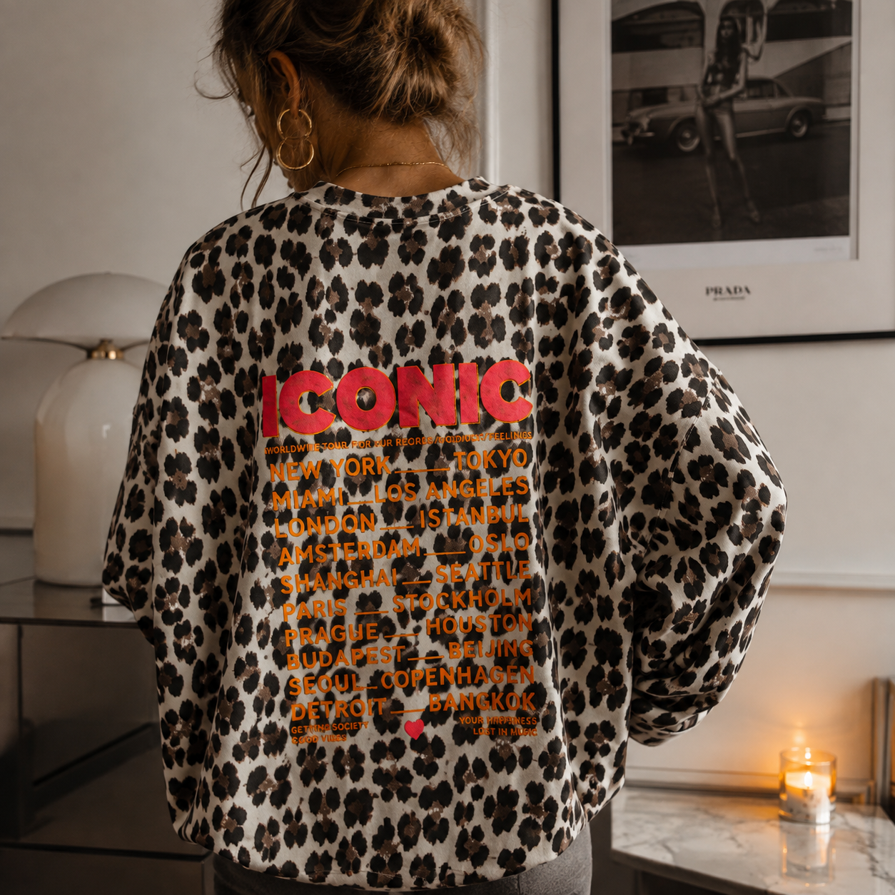 Sweat oversize ‘’Iconic’’