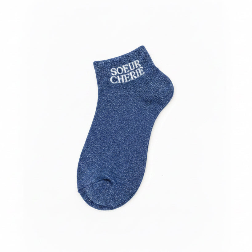 Socquettes "Sœur chérie"